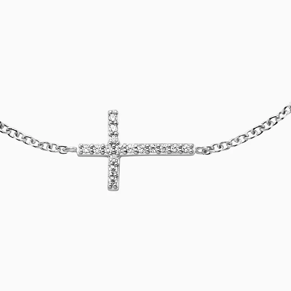 Armband 925er Silber Kreuz mit Zirkonia sold by Engelsrufer product image thumbnail 2
