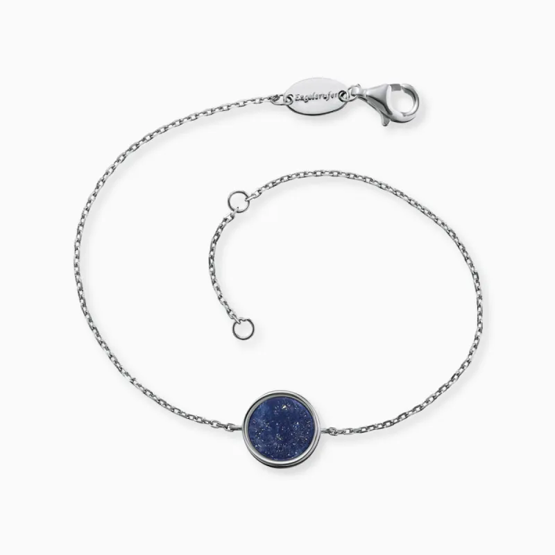 Armband 925er Silber mit Kraftstein Lapislazuli sold by Engelsrufer