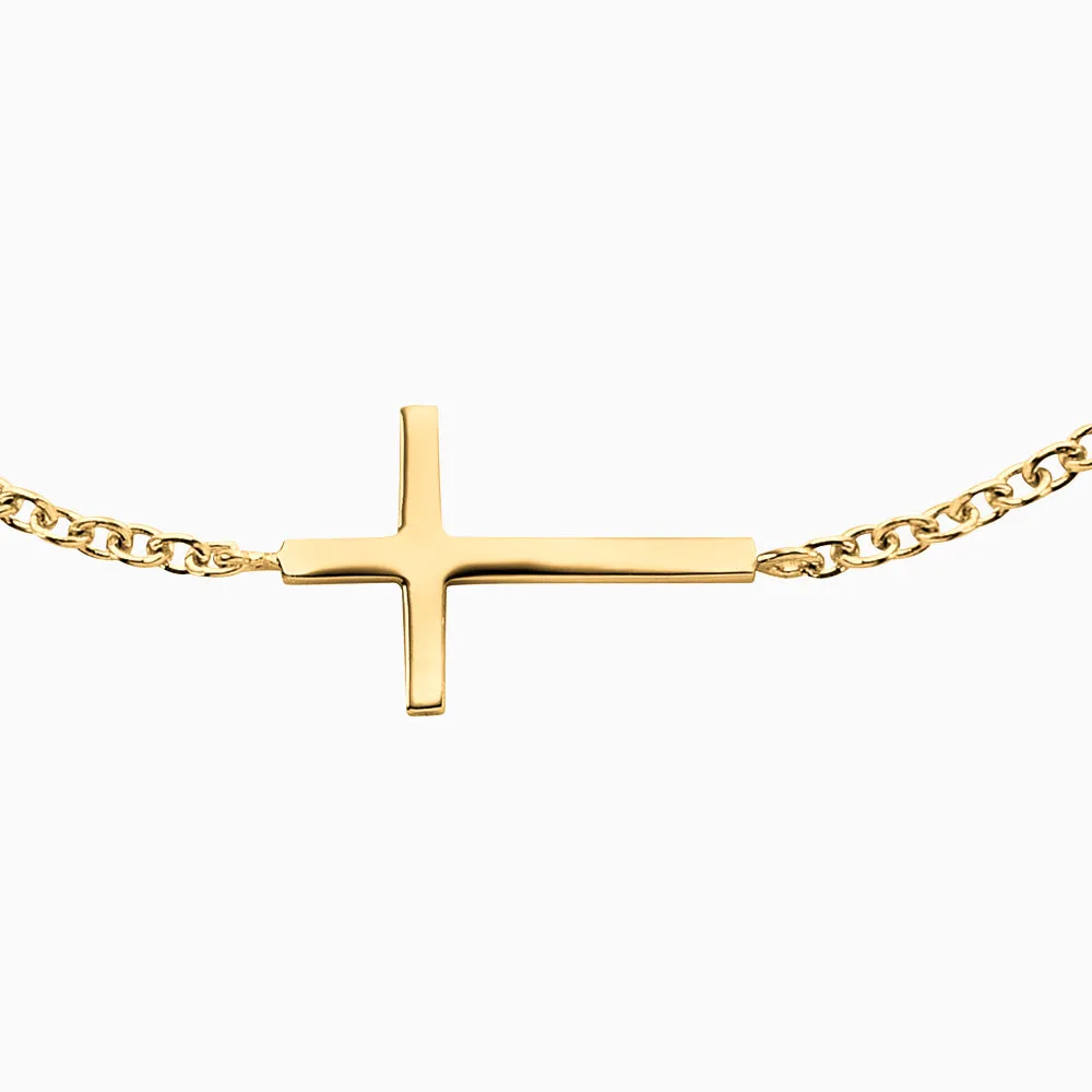 Armband 925er Silber Kreuz Gold sold by Engelsrufer product image thumbnail 2