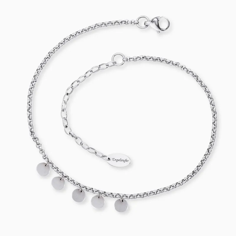 Fußkette Edelstahl Luna sold by Engelsrufer