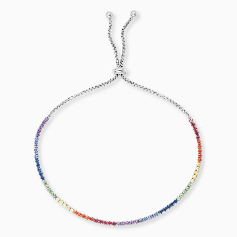 Armband 925er Silber Stella mit Zirkonia Multicolor sold by Engelsrufer