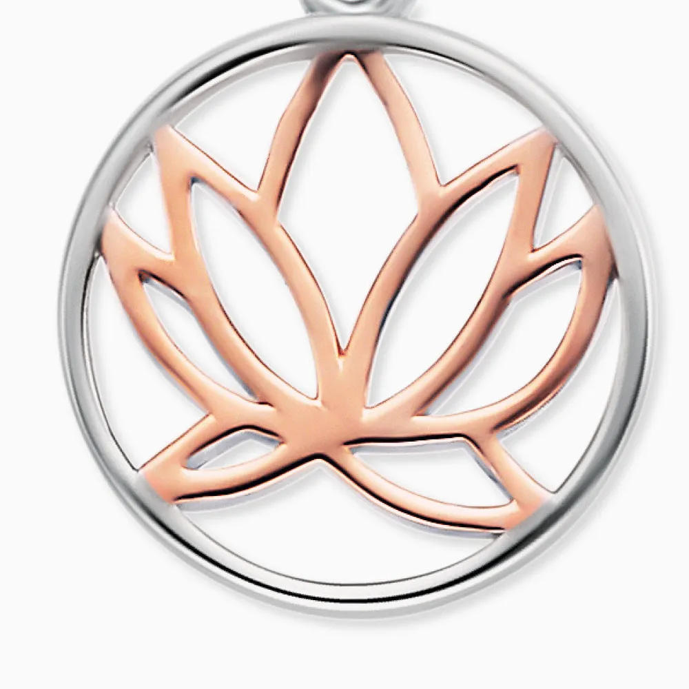 Charm 925er Silber Lotus Bicolor sold by Engelsrufer product image thumbnail 2