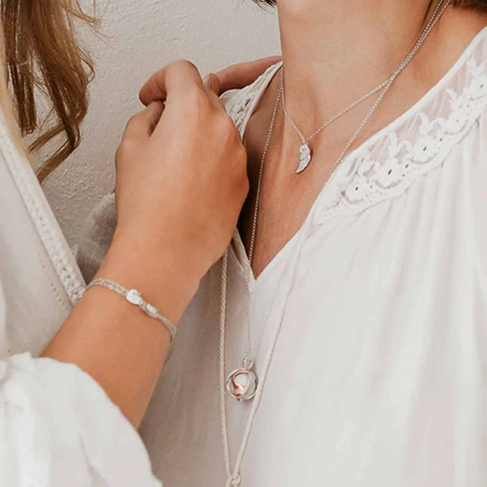 Anhänger 925er Silber Paradise Klangkugel Weiß mit Zirkonia sold by Engelsrufer product image thumbnail 3