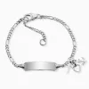 Engelsrufer Mädchen Kinderarmband Silber mit Kreuz, Herz und Anker Anhängern sold by Engelsrufer