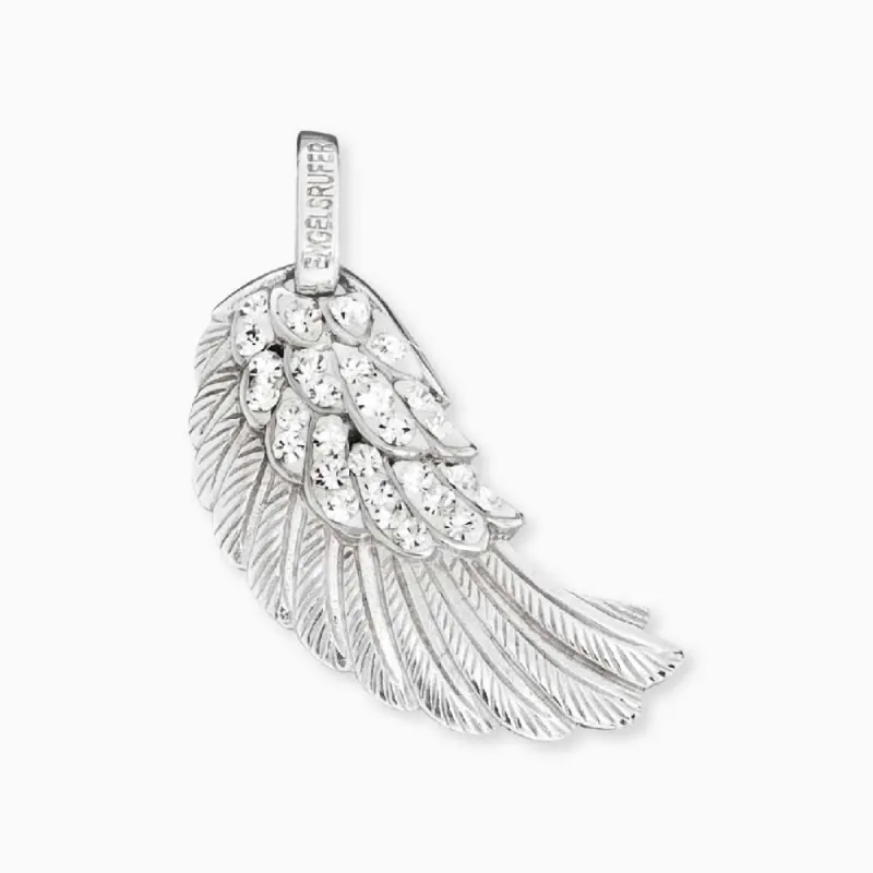 Anhänger 925er Silber Flügel mit Kristallen sold by Engelsrufer