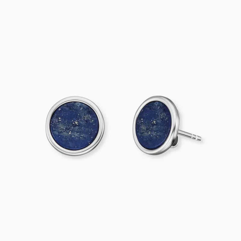 Ohrstecker 925er Silber mit Kraftstein Lapislazuli sold by Engelsrufer