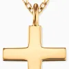 Halskette 925er Silber Kreuz Gold sold by Engelsrufer