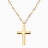 Halskette 925er Silber Kreuz Gold sold by Engelsrufer