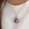 Anhänger 925er Silber Engelsrufer Flügel mit Klangkugel Perlmutt Rot sold by Engelsrufer