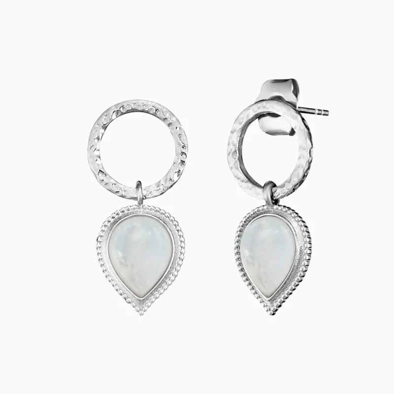 Ohrstecker 925er Silber Pure Moon mit Mondstein sold by Engelsrufer