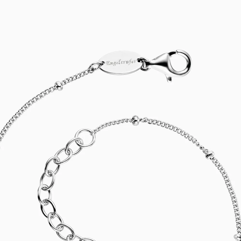 Armband 925er Silber Herz mit Kraftstein Rosenquarz sold by Engelsrufer product image thumbnail 3