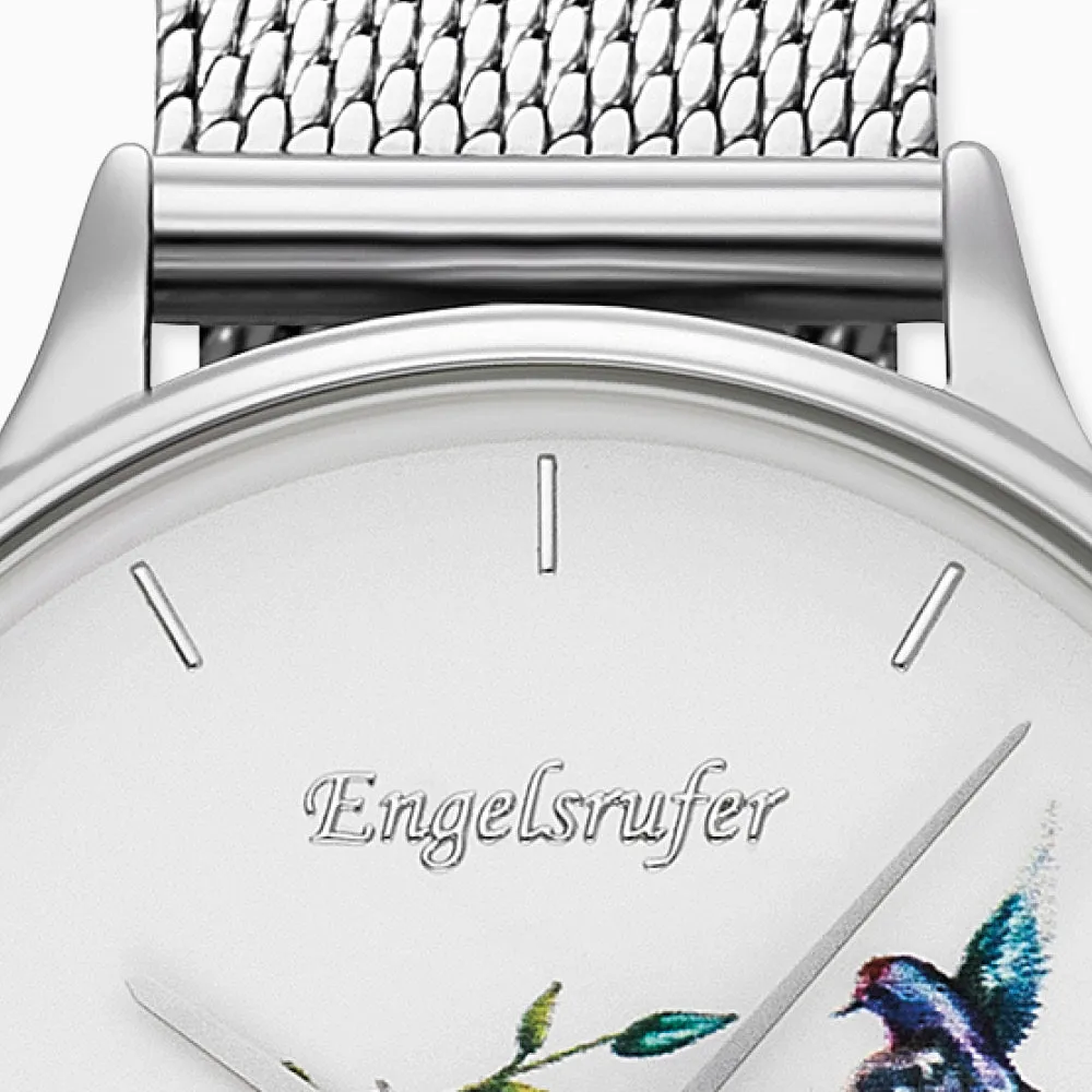Uhr Edelstahl Blume mit Edelstahl Mesh-Band sold by Engelsrufer product image thumbnail 2