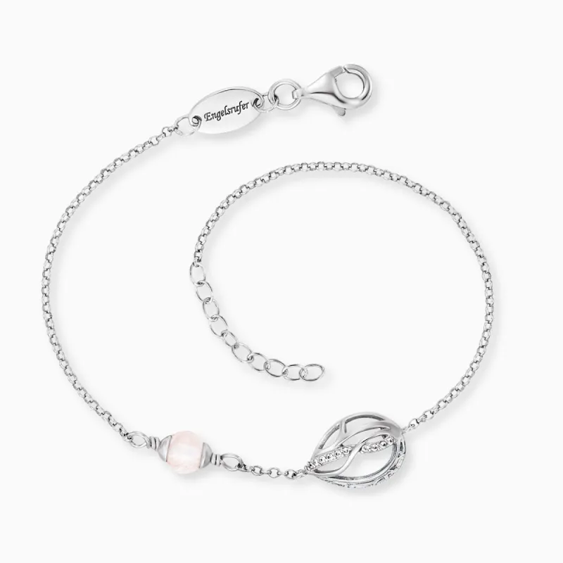 Armband 925er Silber Himmelsträne Lebensblume mit Zirkonia sold by Engelsrufer