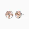 Ohrstecker 925er Silber Lebensbaum Bicolor Roségold sold by Engelsrufer