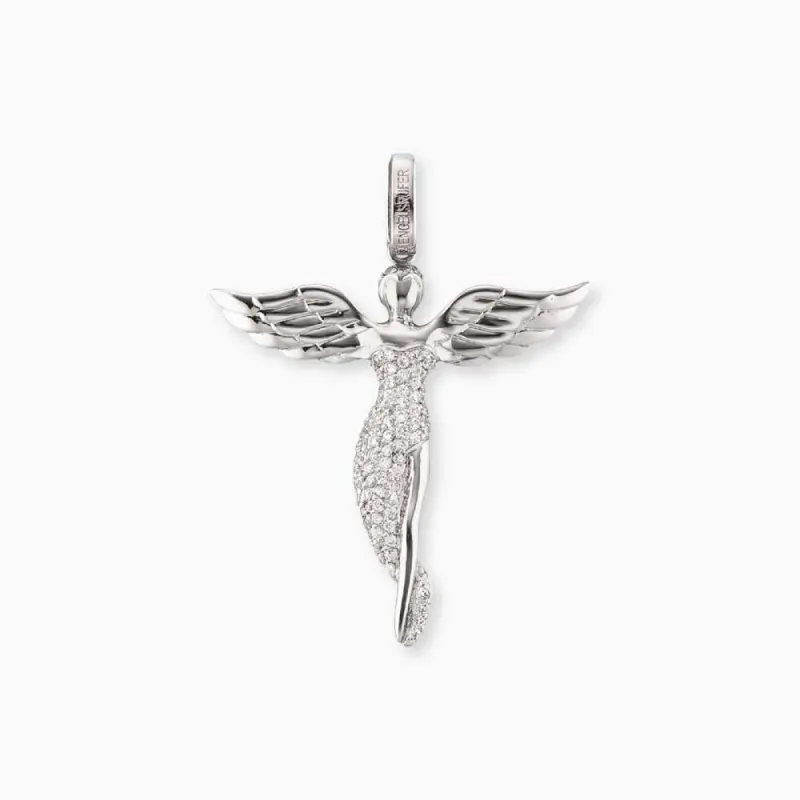 Anhänger 925er Silber Schutzengel mit Zirkonia sold by Engelsrufer