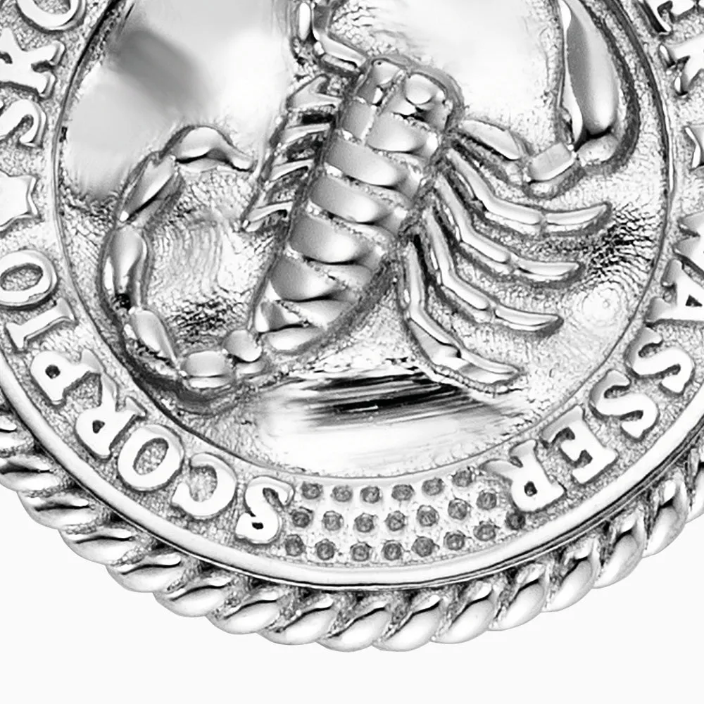 Halskette 925er Silber Skorpion mit Kraftstein Roter Jaspis und Zirkonia sold by Engelsrufer product image thumbnail 3