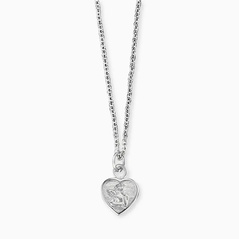 Engelsrufer Mädchen-Kinderkette Silber Engel Anhänger sold by Engelsrufer