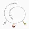 Armband 925er Silber Glaube Liebe Hoffnung Tricolor sold by Engelsrufer