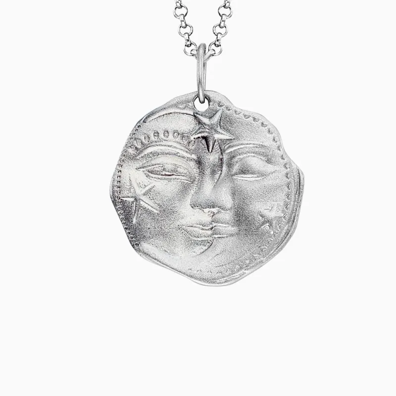Halskette 925er Silber Sonne Mond Sterne sold by Engelsrufer
