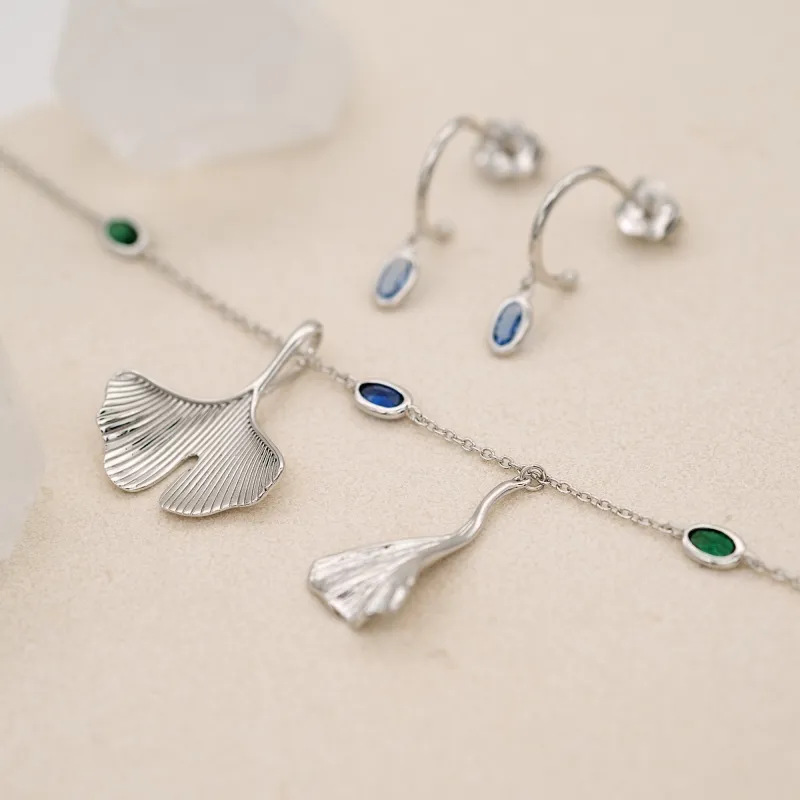 Engelsrufer „Joynature“ – Silberkette (80 cm) & Creolen mit Zirkonia sold by Engelsrufer