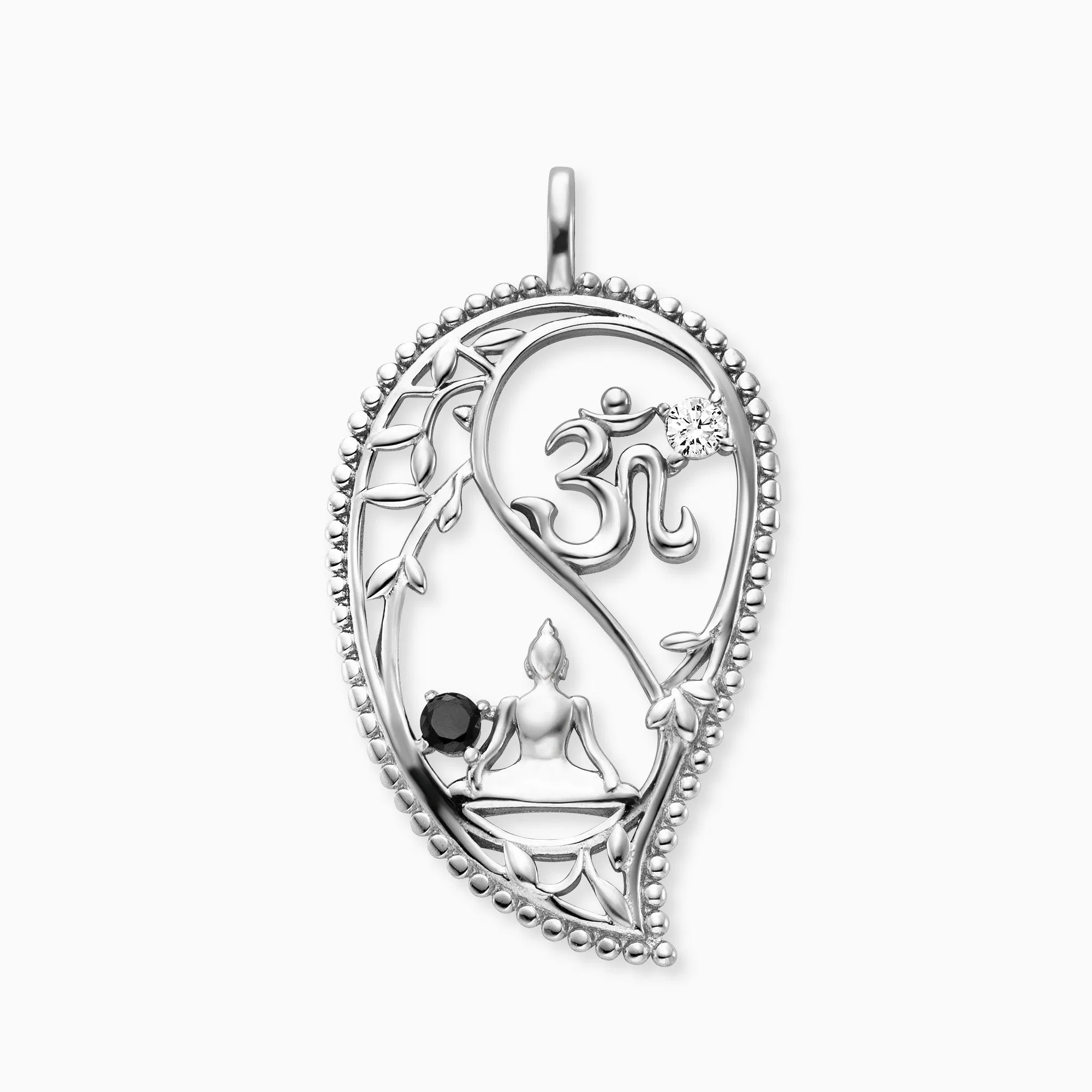 Anhänger 925er Silber Yin Yang Drop mit Zirkonia sold by Engelsrufer