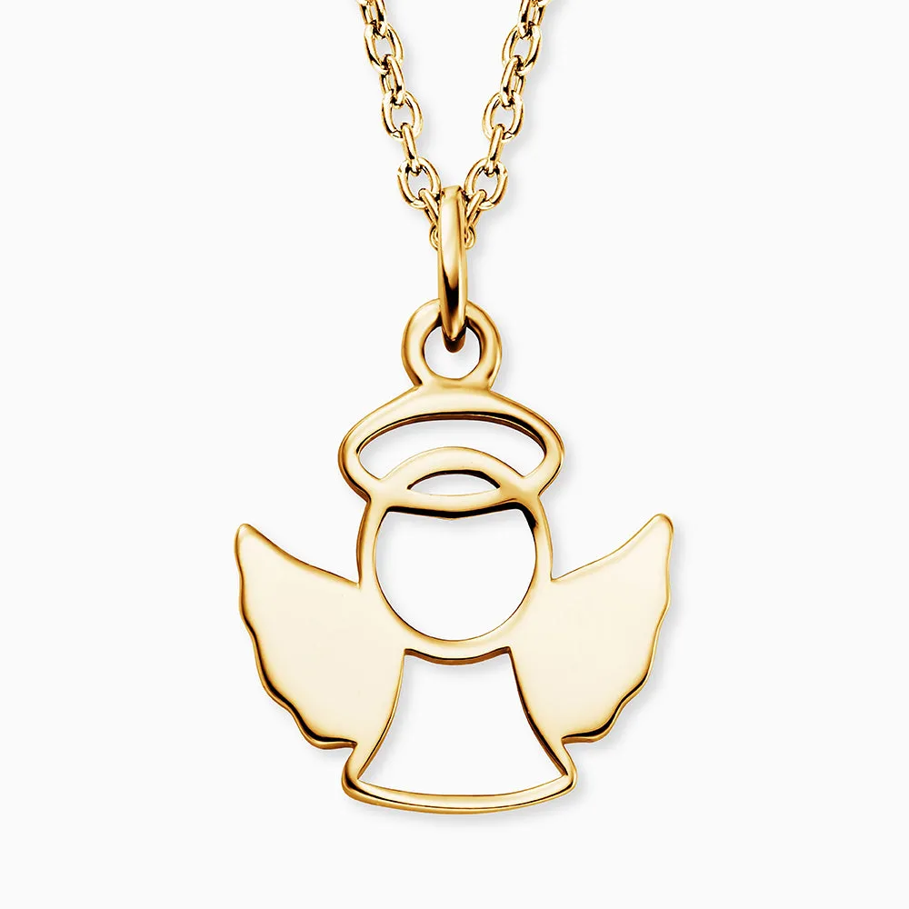 Engelsrufer Mädchen-Kinderkette in gold mit Haloangel sold by Engelsrufer product image thumbnail 2