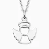 Kinder Halskette 925er Silber mit Haloangel sold by Engelsrufer