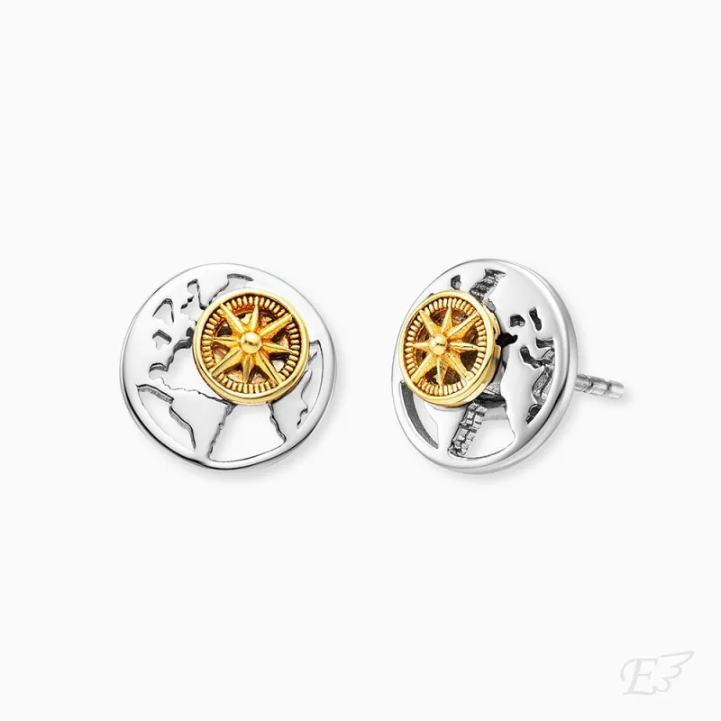 Ohrstecker 925er Silber Aloha Bicolor sold by Engelsrufer