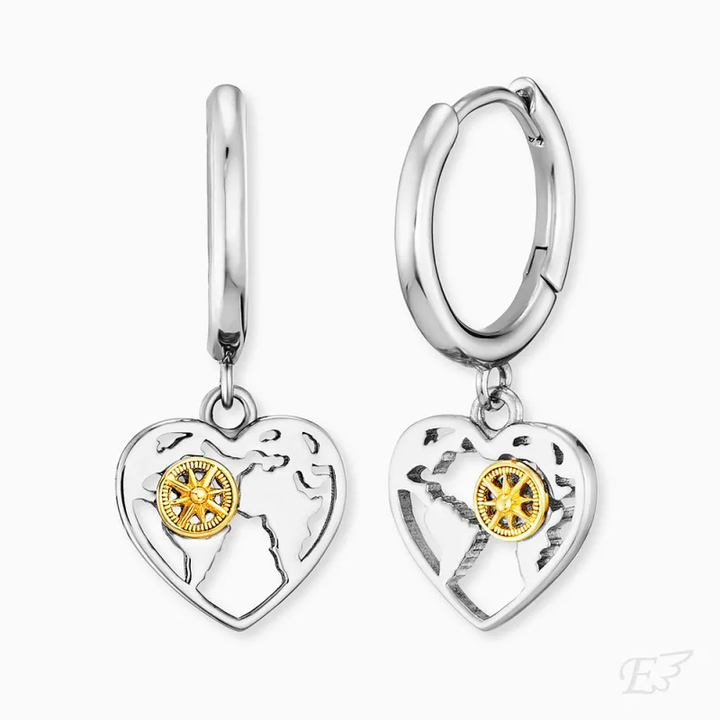 Creole 925er Silber Aloha Herz Bicolor sold by Engelsrufer