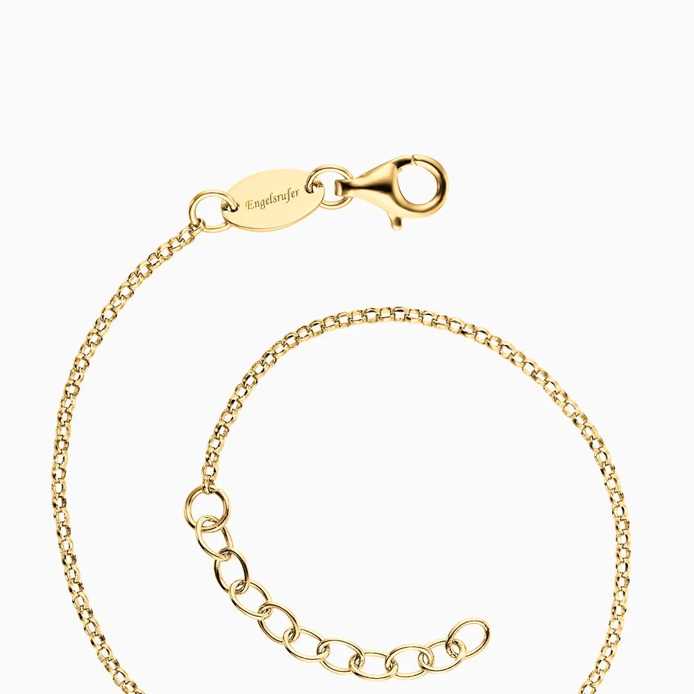 Armband 925er Silber Pure Moon Gold mit Mondstein sold by Engelsrufer product image thumbnail 3