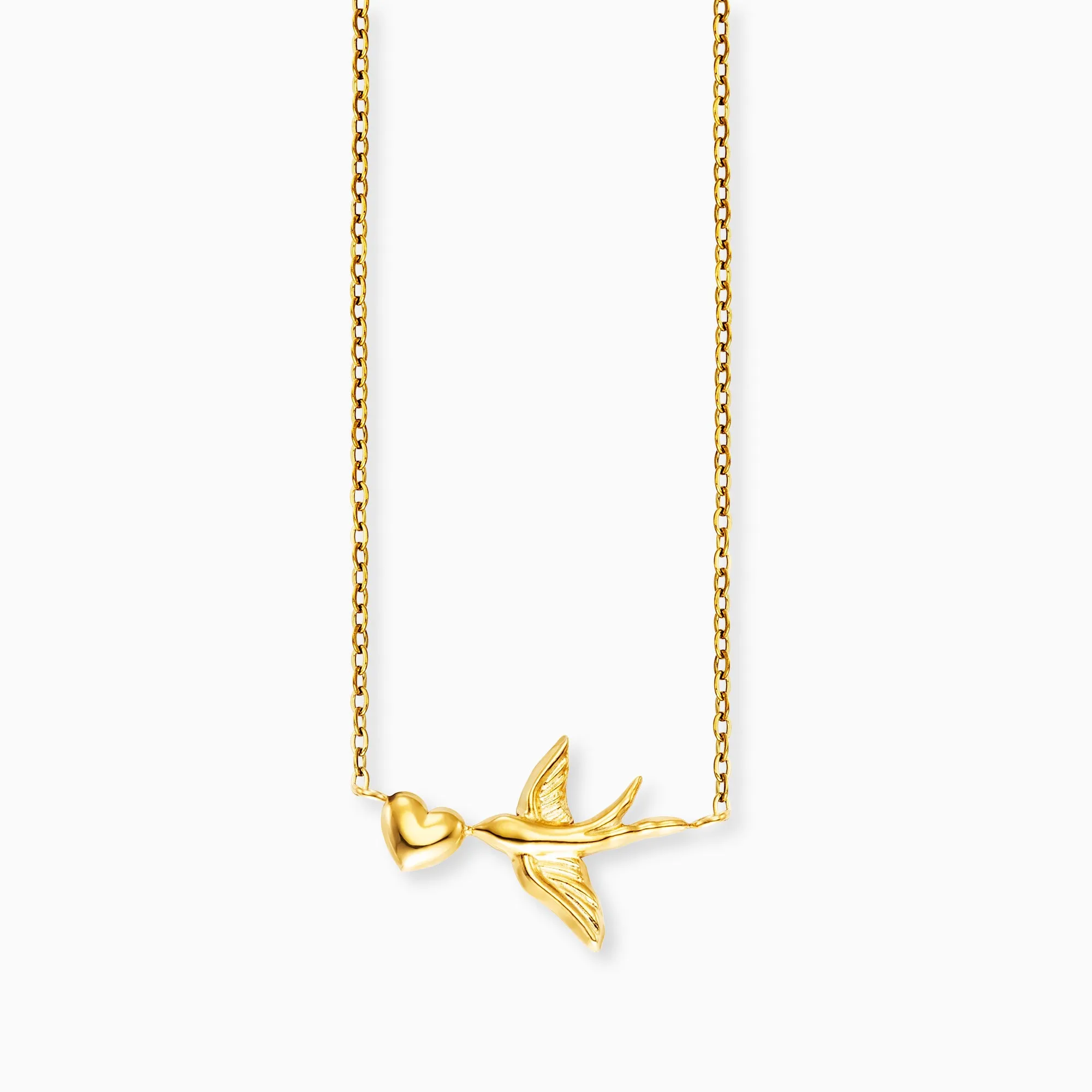 Grußkarte Freedom mit Halskette Edelstahl Gold sold by Engelsrufer product image thumbnail 2