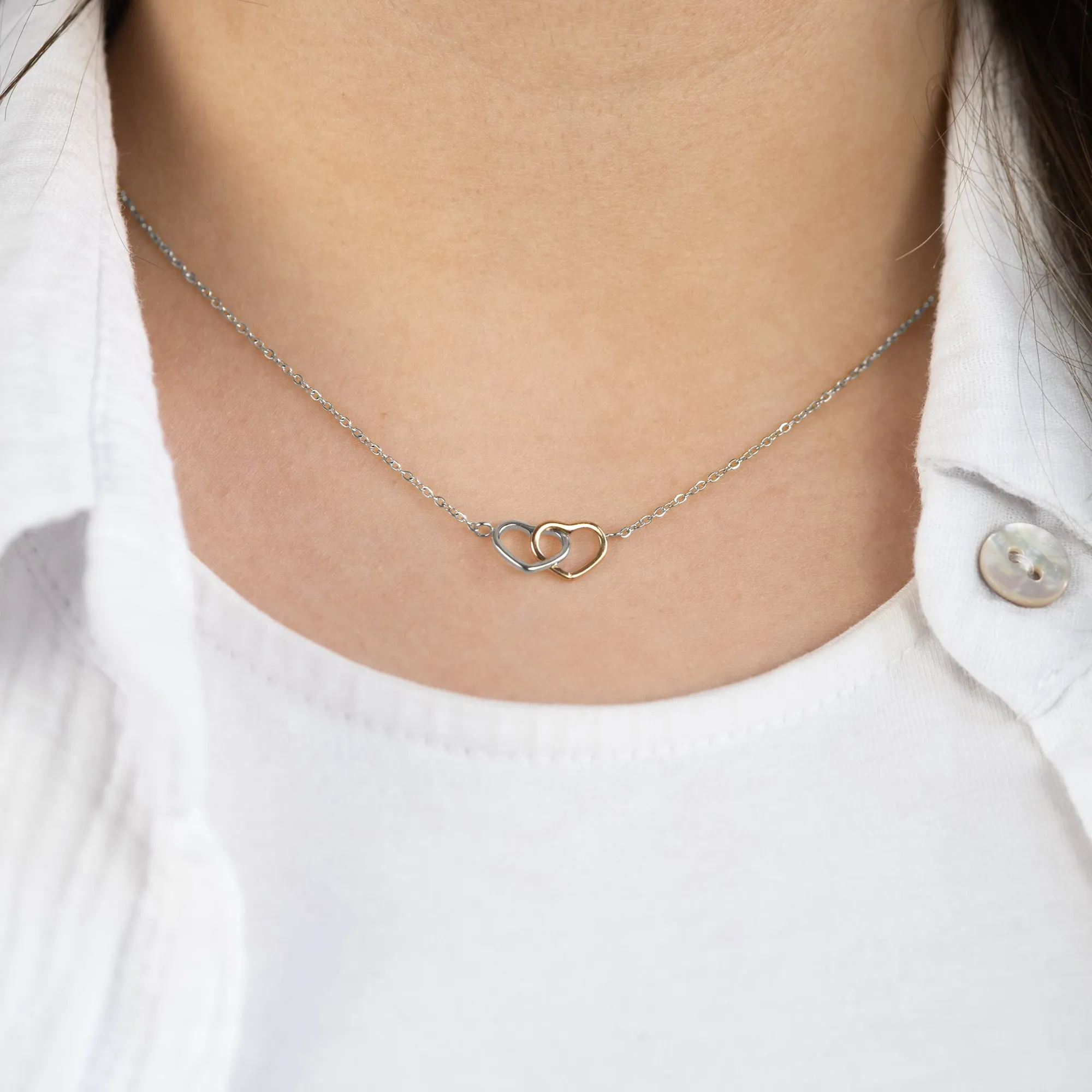 Grußkarte Neverending mit Halskette Edelstahl Bicolor sold by Engelsrufer product image thumbnail 3