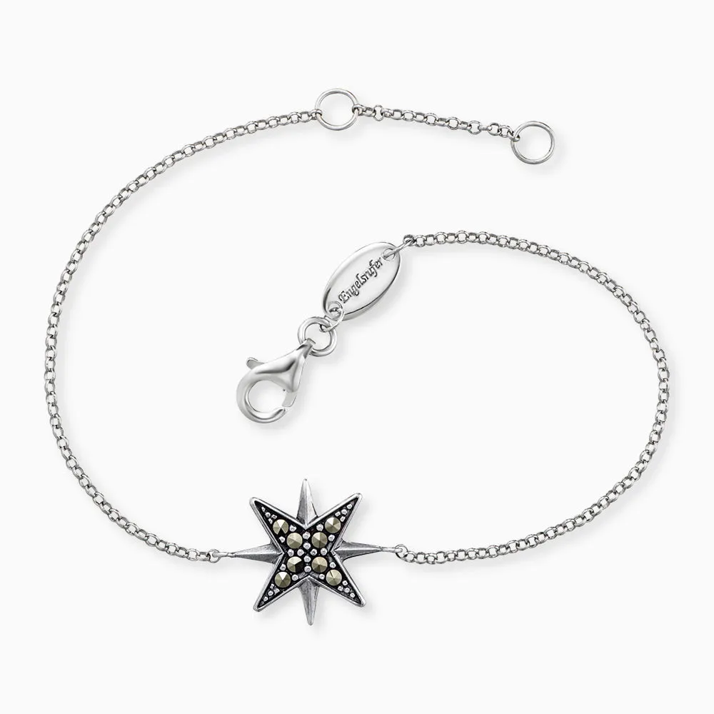 Set Kette und Armband Stern,16 Markasit, Silber sold by Engelsrufer product image thumbnail 3