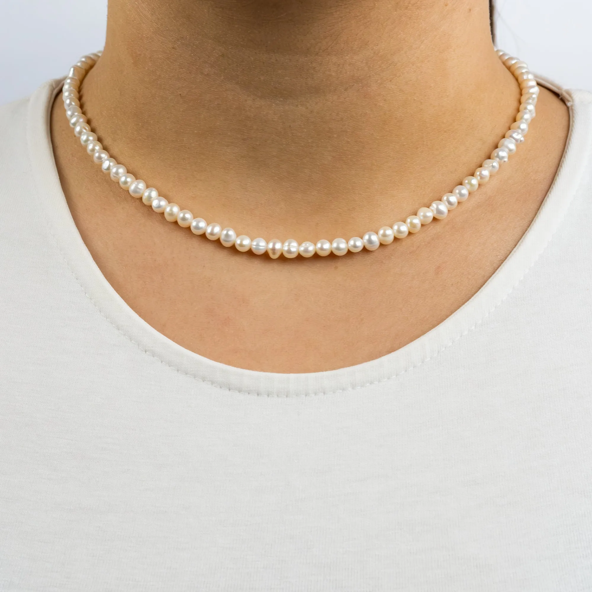 Halskette 925er Silber mit Süßwasserperlen 40 cm sold by Engelsrufer product image thumbnail 2