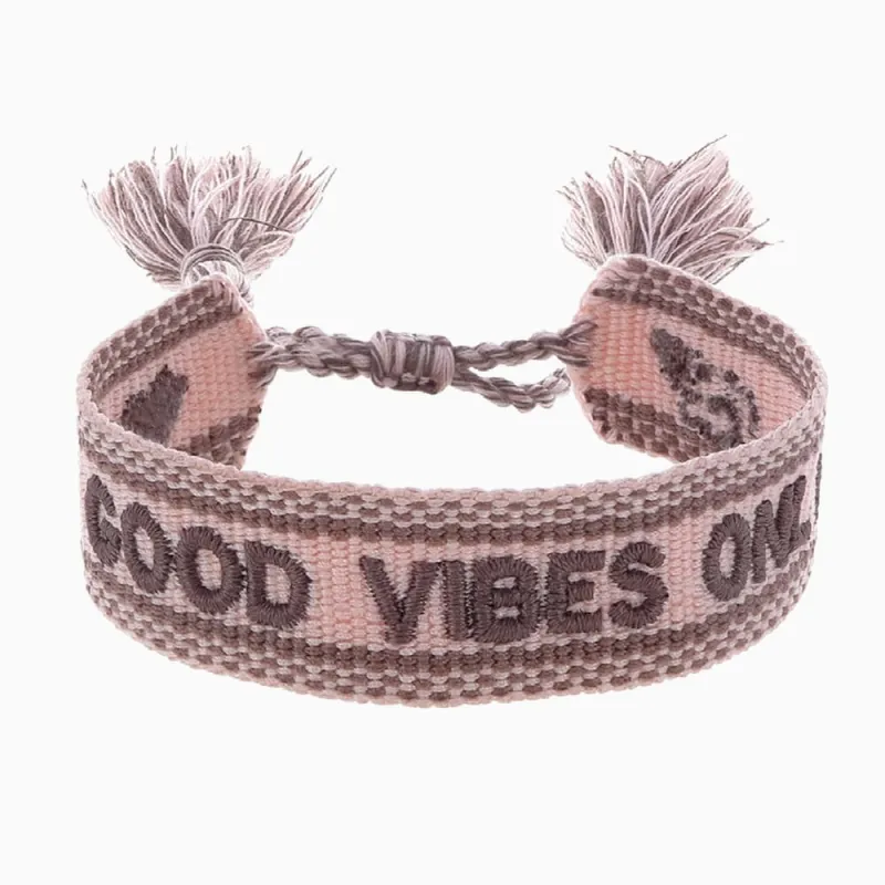 🎁 Armband Baumwolle Good Vibes Only (100% off) made by Engelsrufer