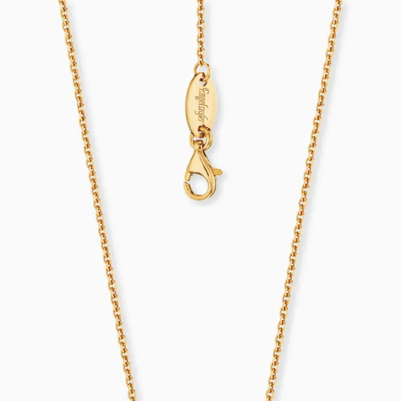 Ankerkette 925er Silber 4fach Gold 1,9 mm sold by Engelsrufer