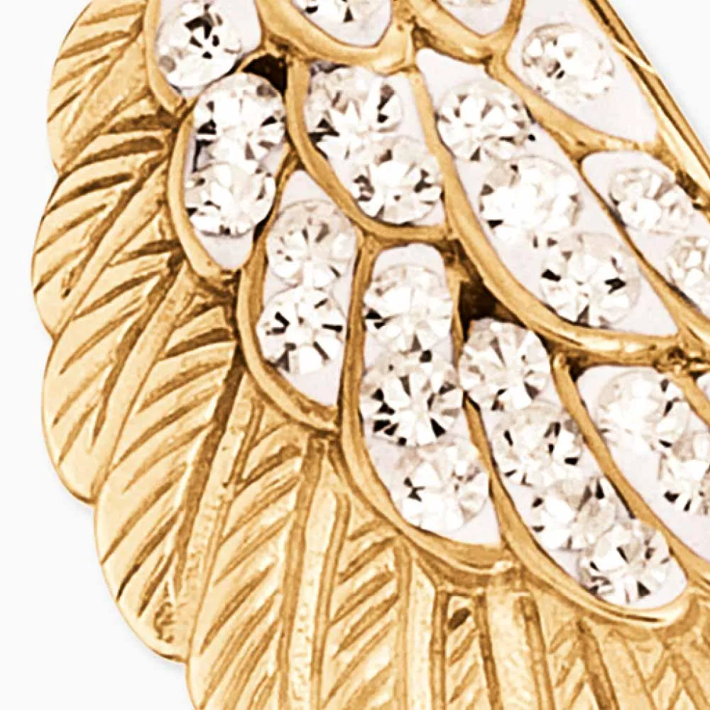 Anhänger 925er Silber Flügel Gold mit Kristallen sold by Engelsrufer product image thumbnail 2