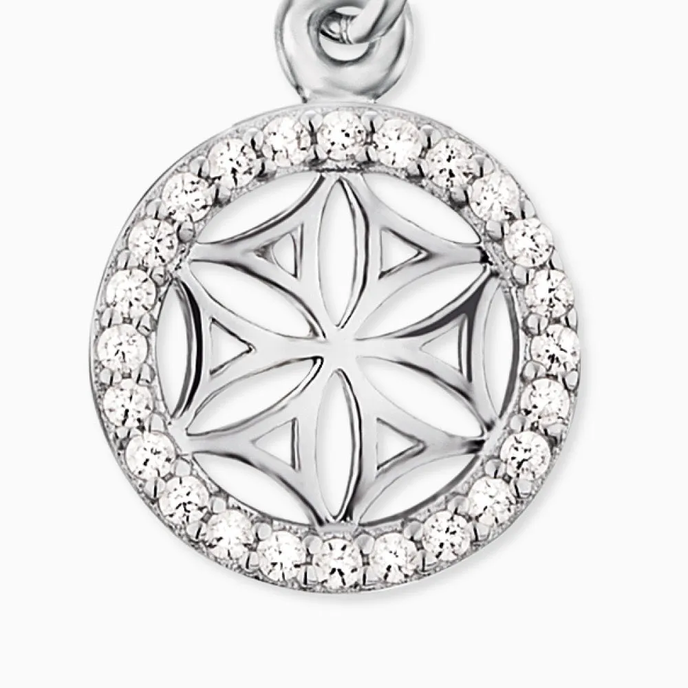 Charm 925er Silber Lebensblume mit Zirkonia sold by Engelsrufer product image thumbnail 2