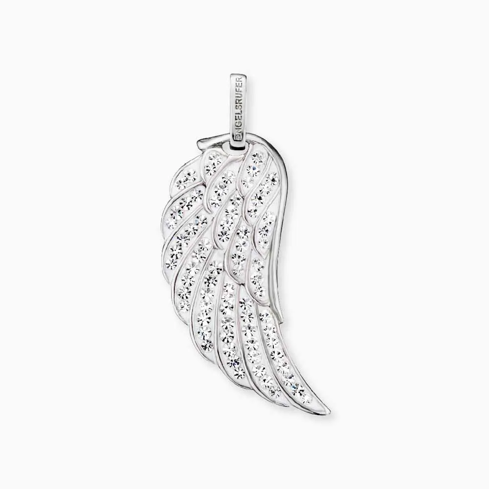 Anhänger 925er Silber Flügel mit Kristallen sold by Engelsrufer