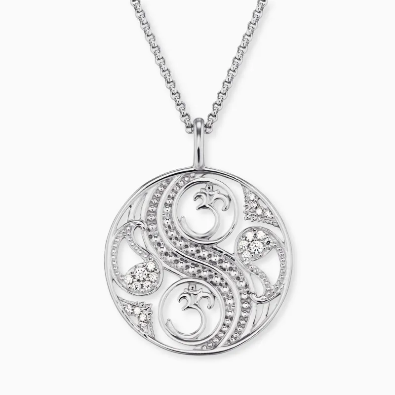 Halskette 925er Silber Balance mit Zirkonia sold by Engelsrufer