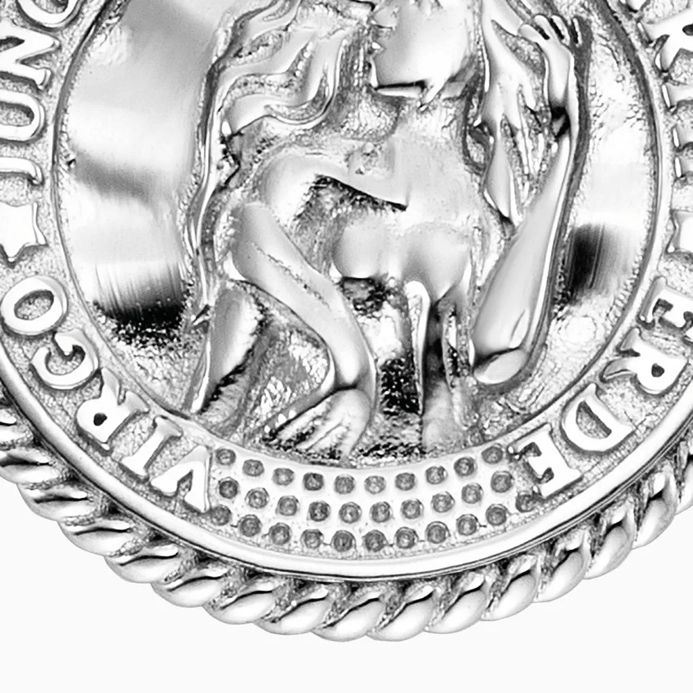 Halskette 925er Silber Jungfrau mit Kraftstein Tigerauge und Zirkonia sold by Engelsrufer product image thumbnail 3