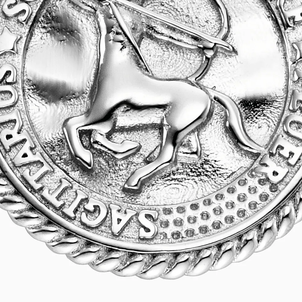 Halskette 925er Silber Schütze mit Kraftstein Lapislazuli und Zirkonia sold by Engelsrufer product image thumbnail 3