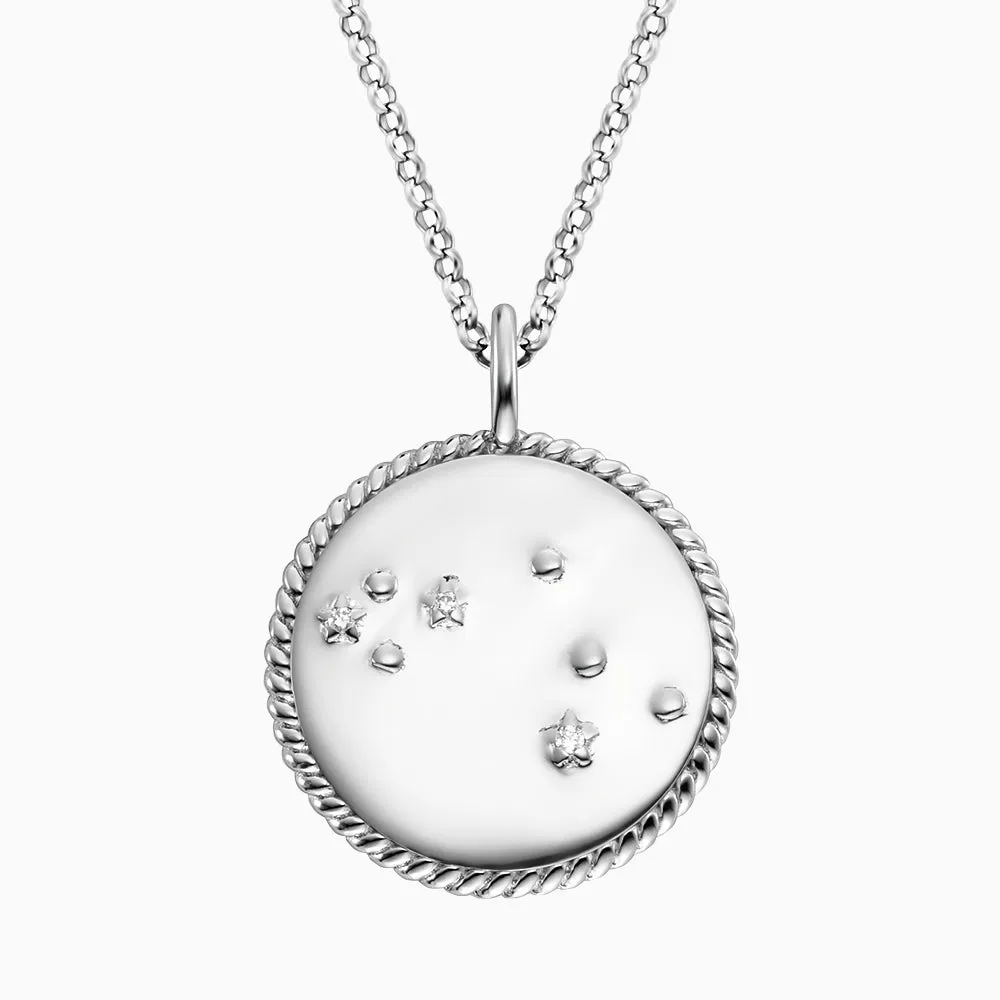 Halskette 925er Silber Schütze mit Kraftstein Lapislazuli und Zirkonia sold by Engelsrufer product image thumbnail 4