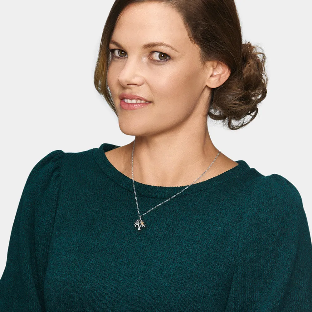 Halskette 925er Silber Lebensbaum Bicolor sold by Engelsrufer product image thumbnail 4