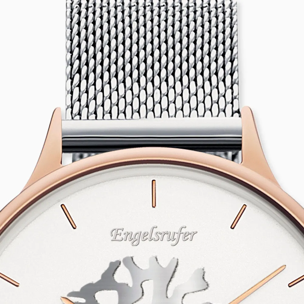 Uhr Edelstahl Lebensbaum Bicolor mit Edelstahl Mesh-Band sold by Engelsrufer product image thumbnail 4