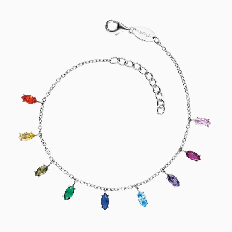 Engelsrufer Silber Damen Armband mit bunten beweglichen Zirkonia sold by Engelsrufer