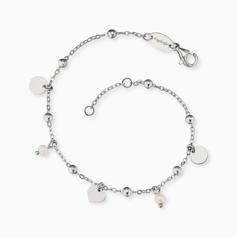 Armband 925er Silber Little Joy mit Muschelkernperlen sold by Engelsrufer