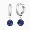 Creole 925er Silber mit Kraftstein Lapislazuli sold by Engelsrufer