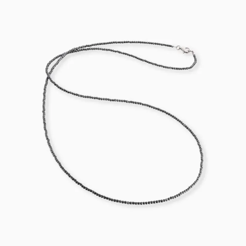 Halskette 925er Silber mit Hämatit sold by Engelsrufer