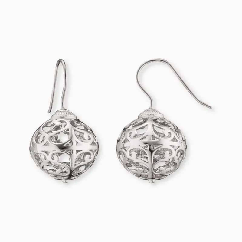 Engelsrufer Damen-Ohrhänger Kugel silber sold by Engelsrufer